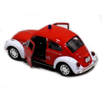 Welly Volkswagen Beetle Hard Top Feuerwehr, Červený 1:34-39