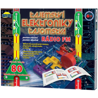 Dromader Stavebnica Tajemství elektroniky 80 experimentů a FM radio