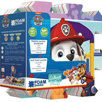 Trefl Pěnové puzzle Paw Patrol 32x32x1cm