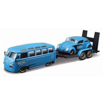 Maisto Volkswagen Van Samba a Volkswagen Beetle 1:24