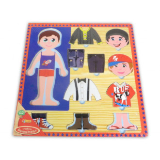 Made Dřevěné puzzle Módní návrhář