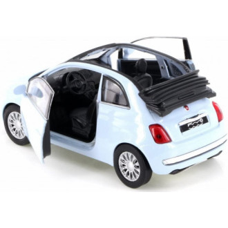 Welly Fiat 500 C ´10 (l.blue) 1:34-39