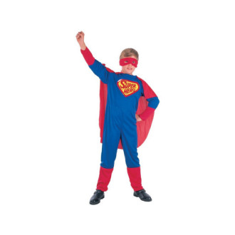 Dětský kostým na karneval Superhrdina, 110-120 cm