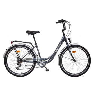 LIBERTY Městské jízdní kolo Avenue 26" 6 spd. 2026 (pevná vidlice) antracitová