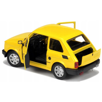 Welly Fiat 126 Žlutý 1:21
