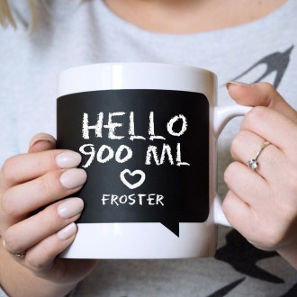 Froster Velký popisovací hrnek, 800 ml.