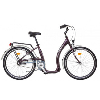 LIBERTY Městské jízdní kolo COMFY AL 1spd 26" 2026 fialové