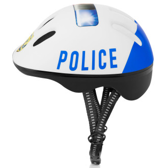 Spokey POLICE Dětská cyklistická přilba 44-48 cm