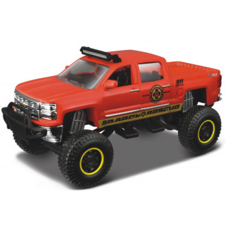 Maisto Chevrolet Silverado 1500 Z71 (2014) 4x4 Rebels, Červený 1:57