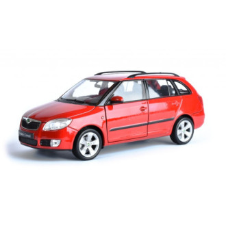 Welly Škoda Fabia Combi Červená (2009) 1:24