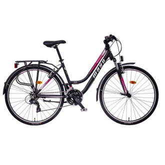 Mayo XR Basic Trek Low Dámské trekové kolo 2025 černo-růžové