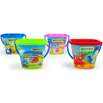 Kbelík čtvercový 2L plast Wader