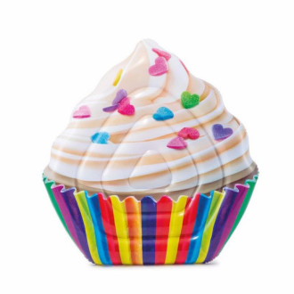 Intex Nafukovací lehátko, Cupcake 142x135 cm