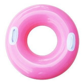 Kruh plavací INTEX s držadlem 76cm, Růžový