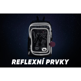 BAAGL Školní batoh Cubic Tenisky