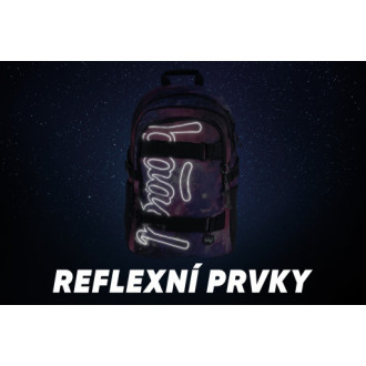 BAAGL Školní batoh Skate Galaxy