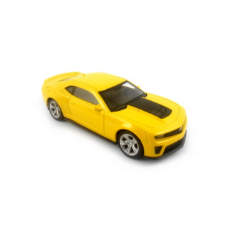 Welly Scania P320 (white) a Chevrolet Camaro (yellow) 1:57/43