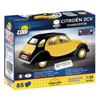 Cobi 24512 Citroen 2CV Charleston (1980), 1:35, 85 kostek