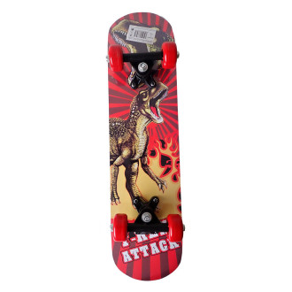 Dětský skateboard s potiskem Dino, 58x16 cm