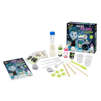 Buki Mega Fluo and Glow laboratoř