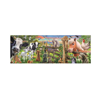 Dino Panoramatické puzzle Farma 150 dílků