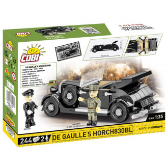 COBI 2261 De Gaulle´s 1936 Horch 830 BL, 1:35, 244 kostek