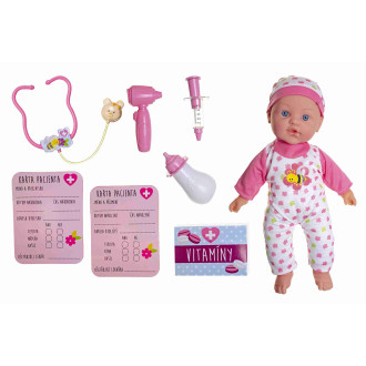 Teddies Nemocné miminko 36cm