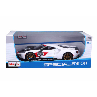 Maisto Ford GT Heritage 2021 Bílý 1:18