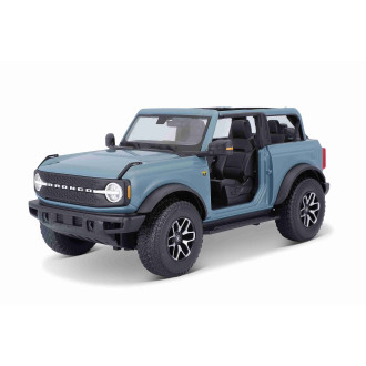 Maisto Ford Bronco Badlands (bez dveří) 2021, Modrý 1:18