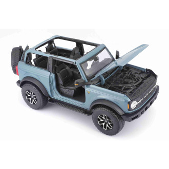 Maisto Ford Bronco Badlands (bez dveří) 2021, Modrý 1:18