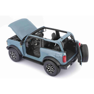 Maisto Ford Bronco Badlands (bez dveří) 2021, Modrý 1:18