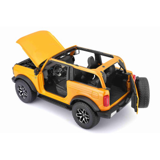 Maisto Ford Bronco Badlands (bez dveří) 2021, oranžová 1:18