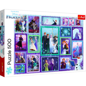 Trefl Puzzle Kouzelná galerie Ledové království 2, 500 dílků