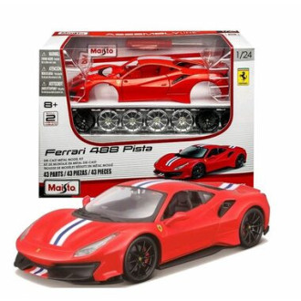 Maisto Kit Ferrari 488 Pista Červené 1:24