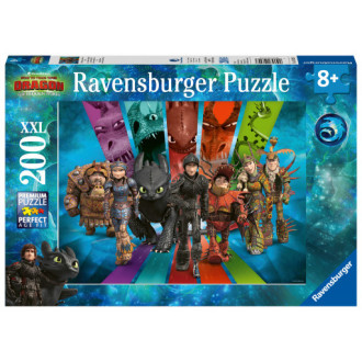 Ravensburger Puzzle Jak vycvičit draka 3, Dračí jezdci 200 dílků