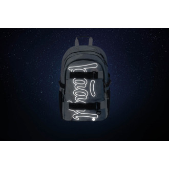 BAAGL Školní batoh Skate Moon