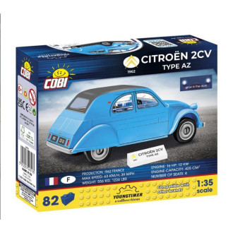 Cobi 24511 Citroen 2CV typ AZ (1962), 1:35, 82 kostek