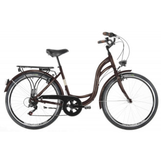 Městské kolo Kenzel Dream Royal 6spd 26" 2026 hnědé