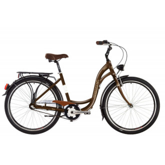 Městské kolo Kenzel Dream Classic 3spd 26" 2026 hnědé