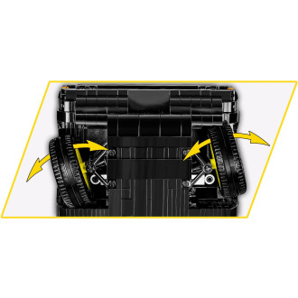 Cobi Opel Rekord C Schwarze Witwe, 1:12, 2078 kostek