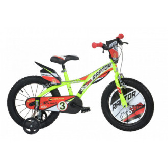 Dino Bikes Dětské kolo Raptor 14" neon yellow