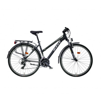 Mayo XR Fit trek Flat Dámské trekingové kolo 2025 černo-šedé