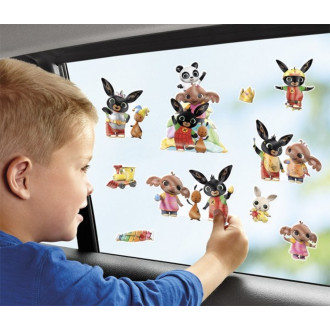 Okenní dekorace, Bing Bunny 50ks samolepek na kartě 16x21cm