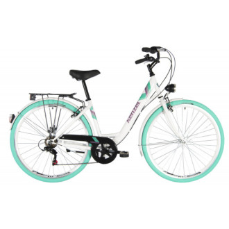 Městské kolo Kenzel Corso Royal 6spd 28" 2026 bílo-tyrkysové
