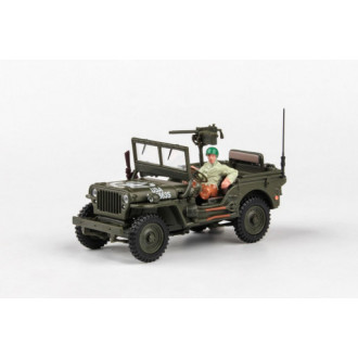 Cararama Ton Military Vehicle With Gun - US Version 2, 1:43