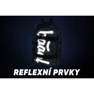 BAAGL SET 3 Skate Struktury: batoh, penál, sáček