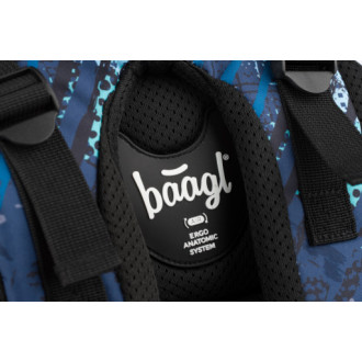 BAAGL SET 3 Skate Struktury: batoh, penál, sáček