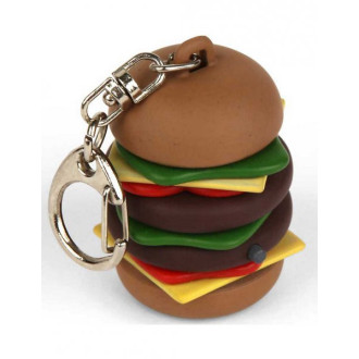 Kikkerland Mini hamburger - klíčenka