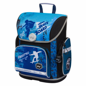 BAAGL SET 3 Ergo Skateboard: aktovka, penál, sáček
