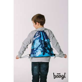 BAAGL SET 3 Ergo Skateboard: aktovka, penál, sáček